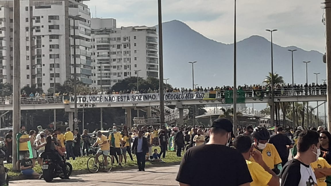 Motociata de Jair Bolsonaro, no Rio de Janeiro