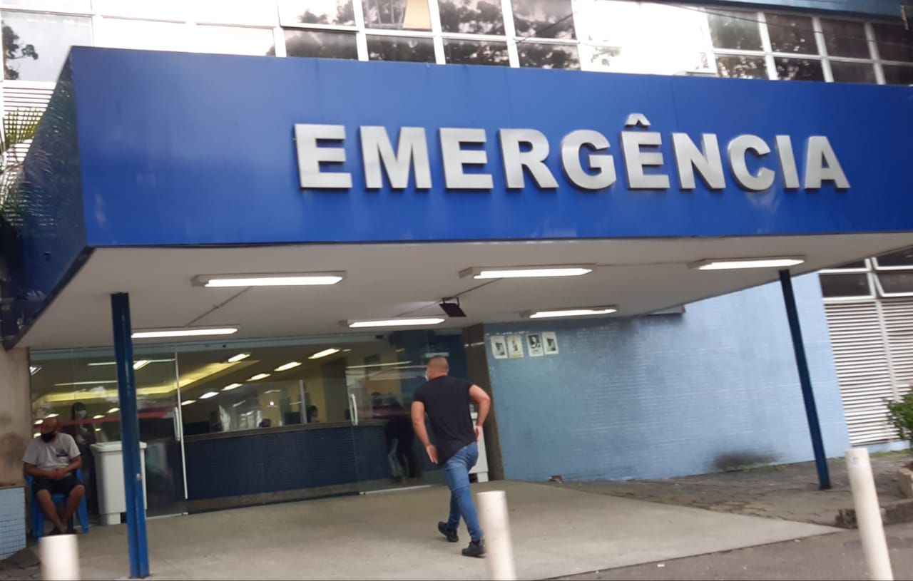 Emergência do Hospital Municipal Albert Schweitzer, na Zona Oeste do Rio