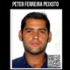 Peter Peixoto, de 35 anos, é principal suspeito de tentar matar a esposa a facadas