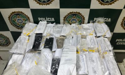 Polícia Civil recupera mais de 100 telefones roubados em Nova Iguaçu