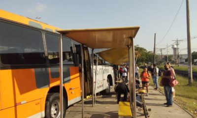 Acidente com ônibus termina com duas mulheres feridas na Zona Norte do Rio (Divulgação)