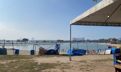 Piscinão de Ramos é fechado para manutenção