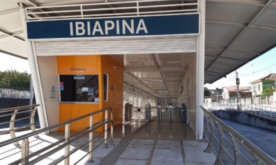 Na imagem, frente da estação Ibiapina, na Penha, Zona Norte do Rio