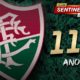 Na imagem, homenagem da Tupi aos 119 anos do Fluminense