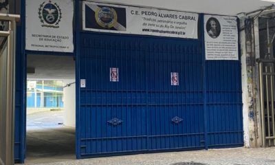 Na imagem, Colégio Estadual Pedro Álvares Cabral