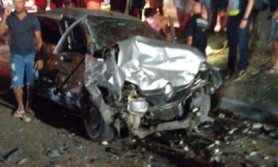 imagem de um acidente na Av.Brasil