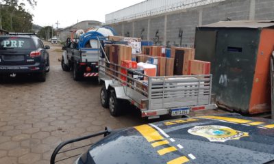 Imagem de materiais roubados