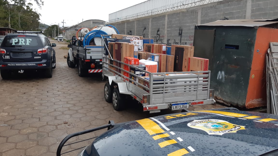 Imagem de materiais roubados