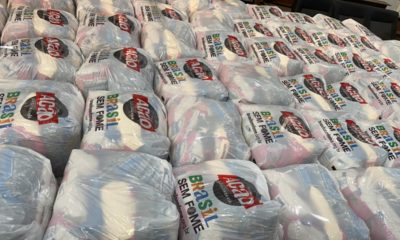 Na imagem, ação da cidadania na Maré