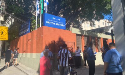 Fachada do posto de saúde na Tijuca