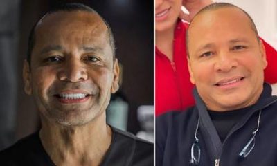 Neymar Pai antes e depois dos procedimentos estéticos no rosto