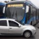 Imagem de um acidente com BRT