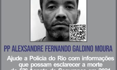 Portal dos Procurados divulga cartaz sobre morte de policial penal