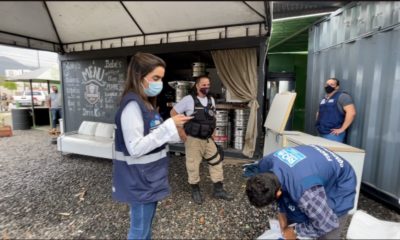 Imagem de agentes da Prefeitura do Rio