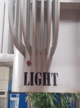 Transformador da Light atingido por tiro