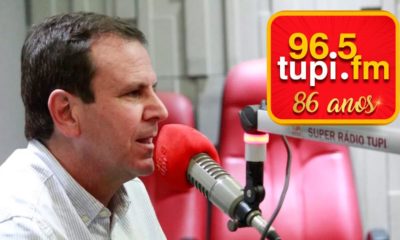 Prefeito do Rio Eduardo Paes aniversário Rádio Tupi FM