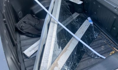 Imagem de peças furtadas do BRT