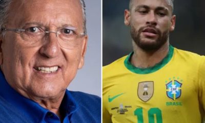 Galvão Bueno chama Neymar de idiota