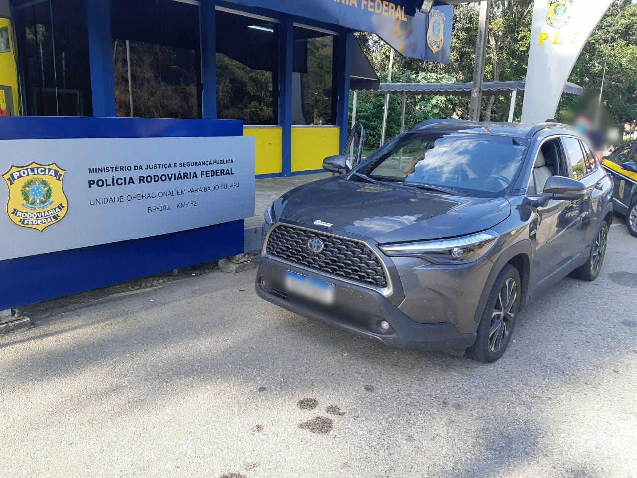 Imagem de um veículo apreendido