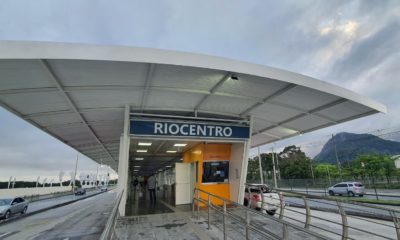 imagem de uma estação do BRT