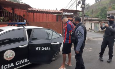 Preso em operação da Polícia Civil em Volta Redonda, no Sul Fluminense