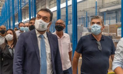 Imagem do prefeito de Duque de Caxias e o governador Cláudio Castro