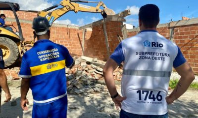 Obras irregulares na Zona Oeste do Rio