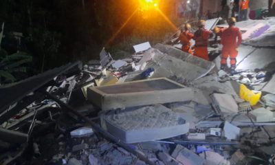 Casa desaba na Tijuca