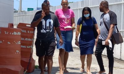 familiares de motoboy morto