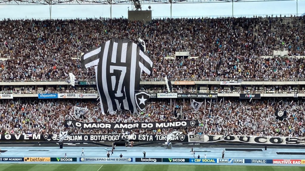 Festa da torcida alvinegra durante a Série B de 2021