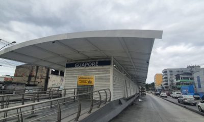 Imagem da estação Guaporé do BRT