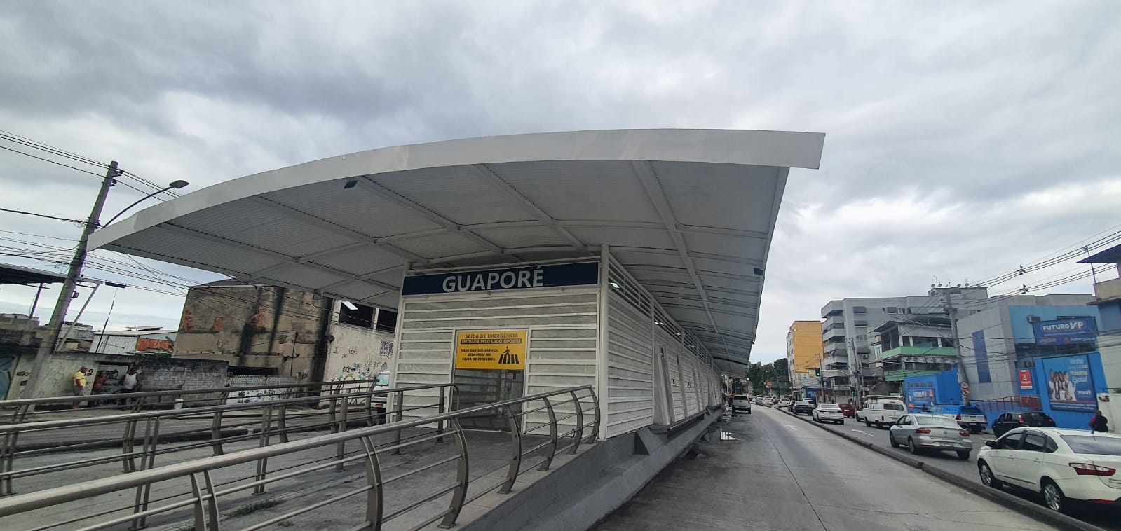 Imagem da estação Guaporé do BRT