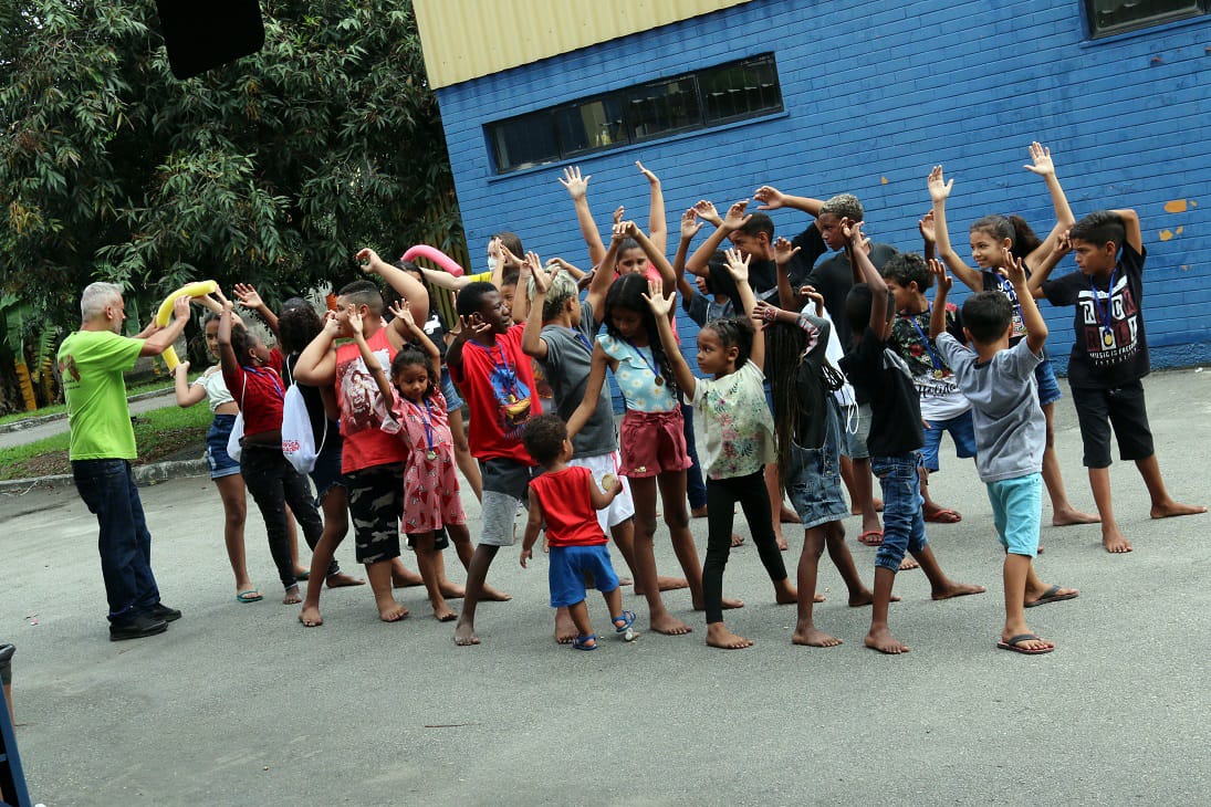 PRF festa de natal crianças