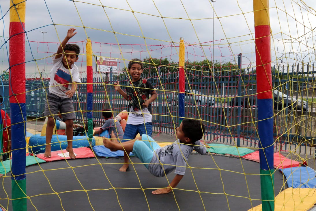 PRF festa de natal crianças