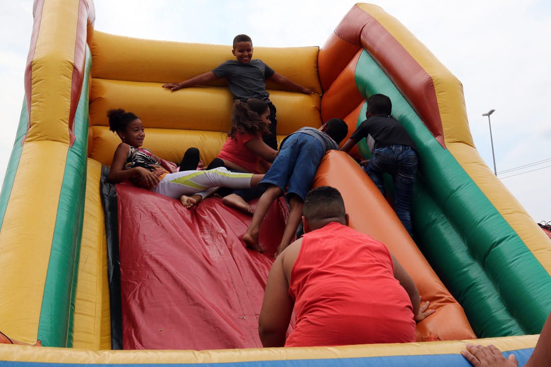 PRF festa de natal crianças