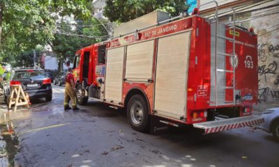 Incêndio em prédio da Zona Sul
