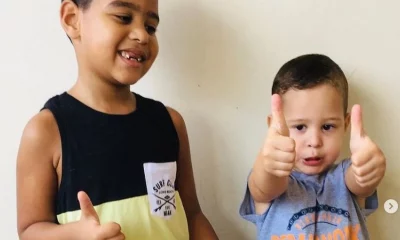 Imagem de duas crianças