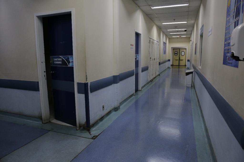 Obra no Hospital de Saracuruna