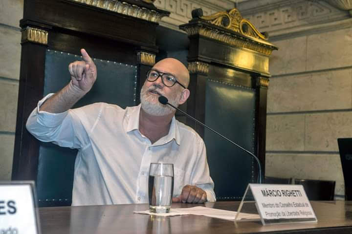 Babolorixá Márcio de Jagun, coordenador da Coordenadoria de Diversidade Religiosa, no Rio