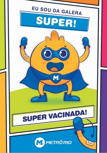 Movimento Estação Vacina, do MetrôRio