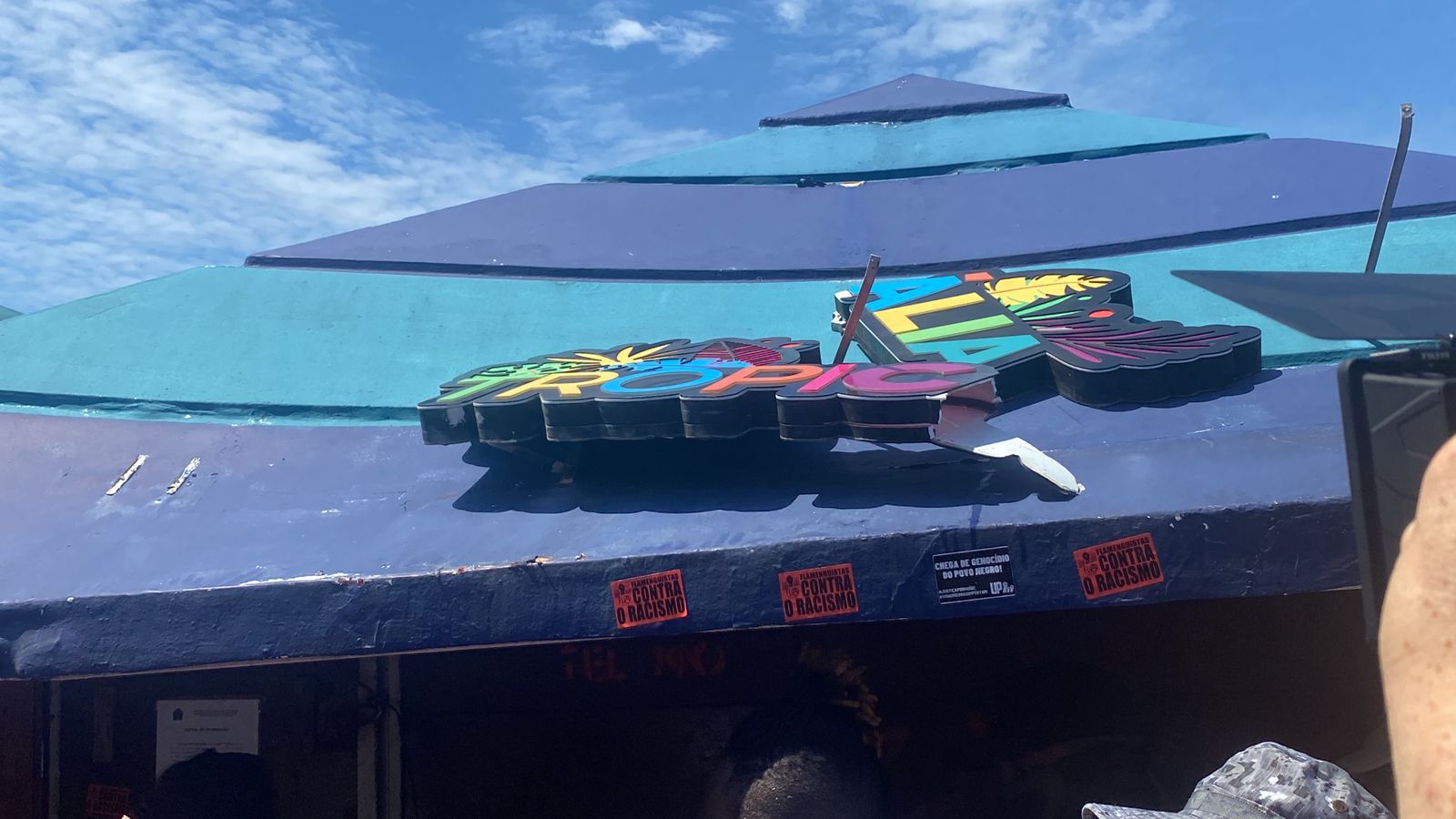 Protesto contra a morte do congolês