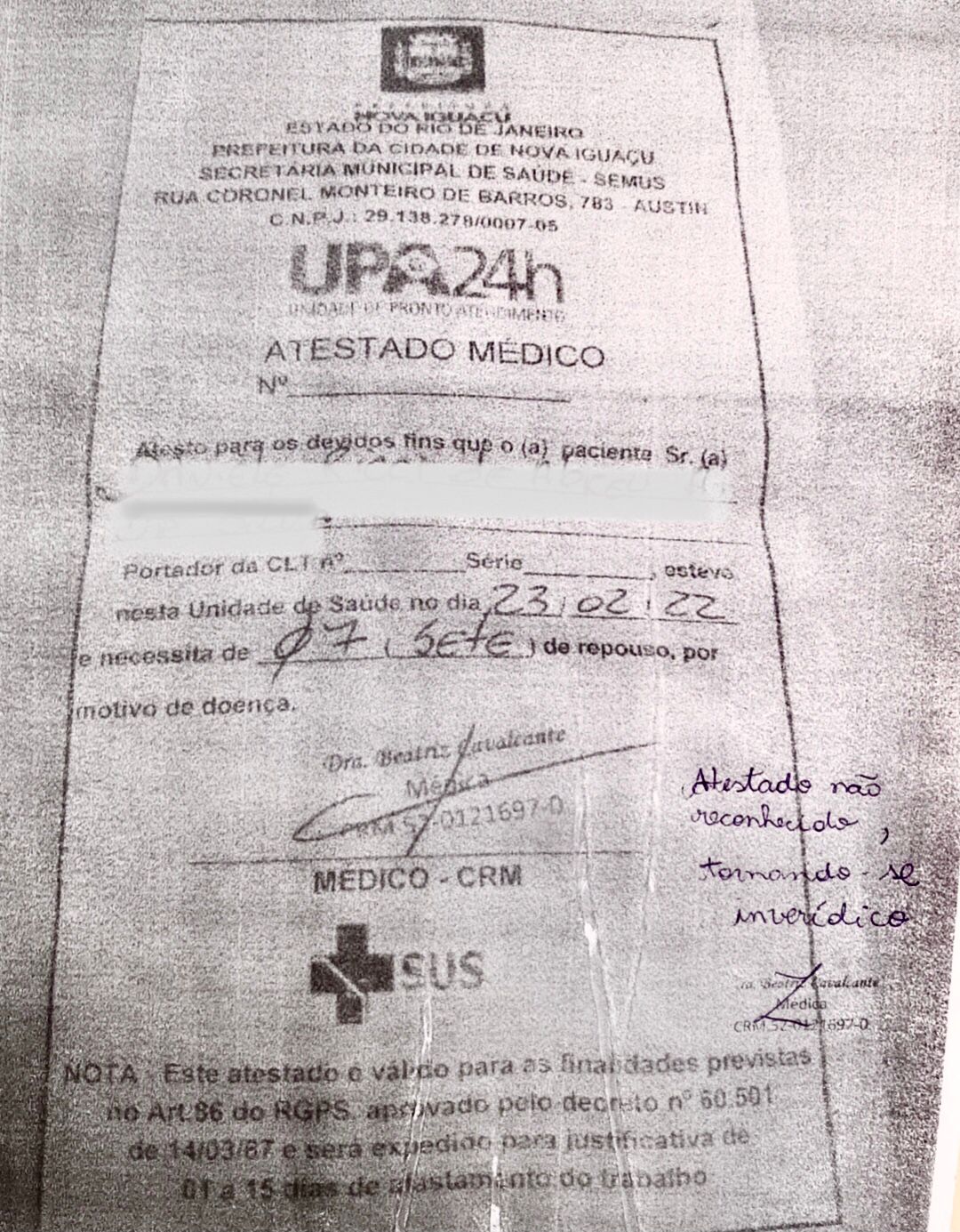 Falsa médica alega que não prescrevia exames e utilizava carimbo de outro profissional