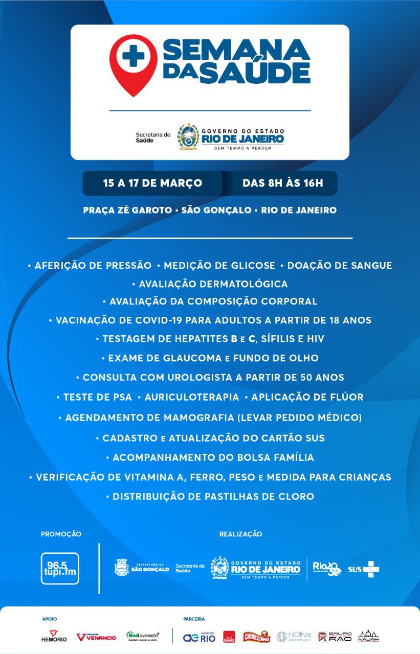 Semana da Saúde em São Gonçalo