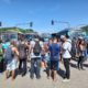 Protesto no BRT Magarça