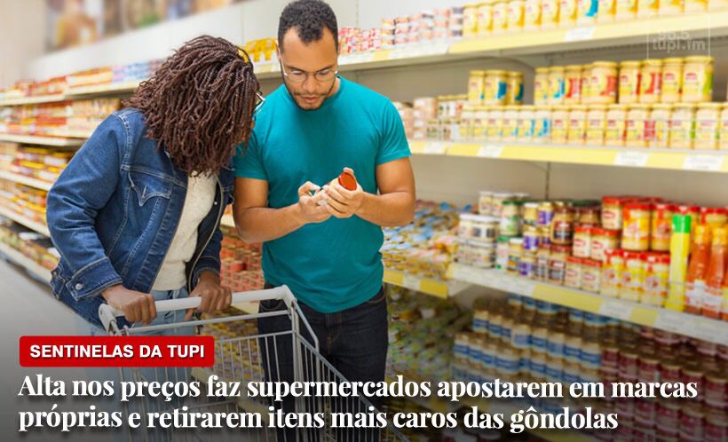 Alta nos preços faz supermercados retirarem itens mais caros das prateleiras