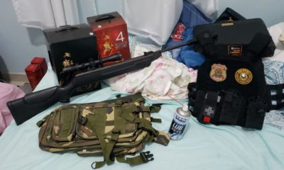 Apreensão realizada na casa de um dos alvos, em Vila Isabel, na Zona Norte do Rio