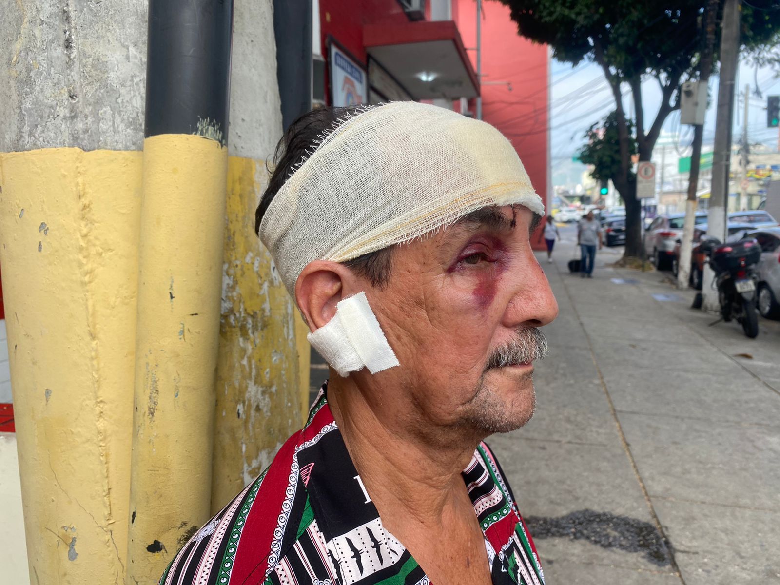 Motorista de ônibus agredido