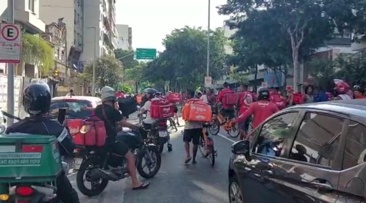 Manifestação entregadores