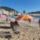 Praia de Copacabana, na Zona Sul do Rio