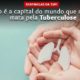 Rio é a 3ª capital do mundo que mais mata pela Tuberculose